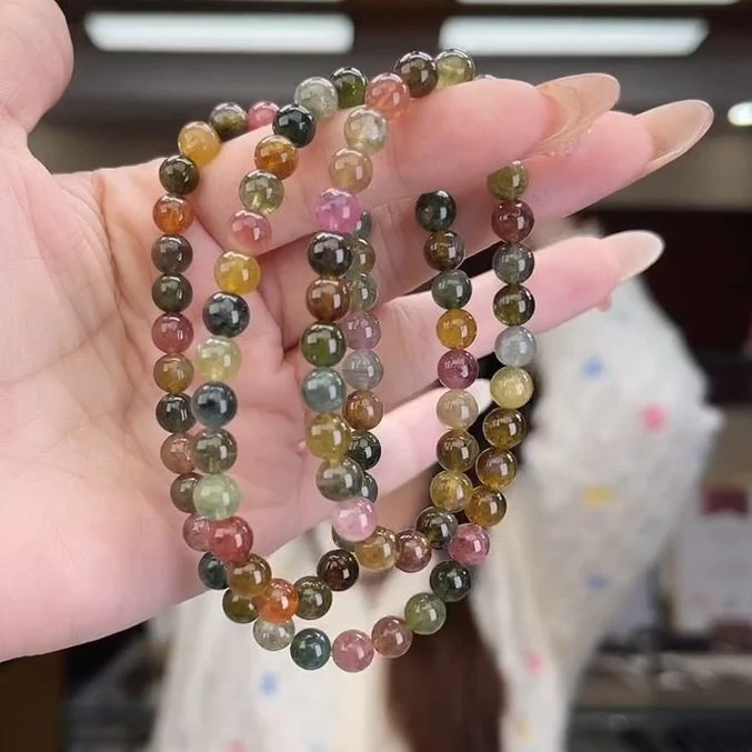 12472926碧玺/未镶嵌6mm+碧玺多圈26多样性发货