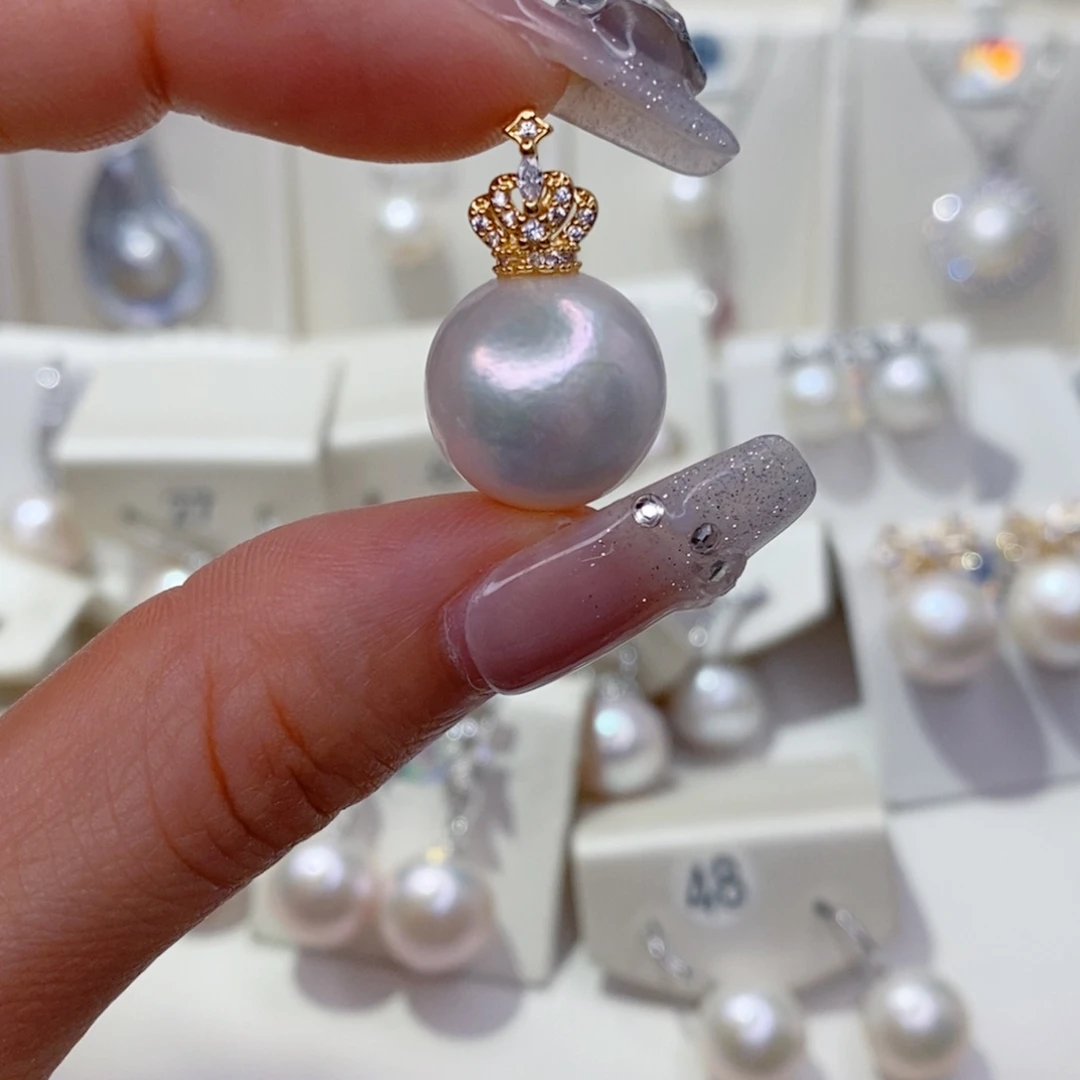 淡水珍珠未镶嵌吊坠(赠链)14➕