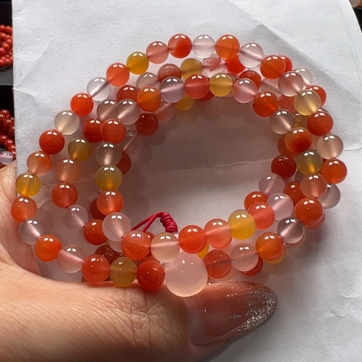 未镶嵌多宝108南红玛瑙