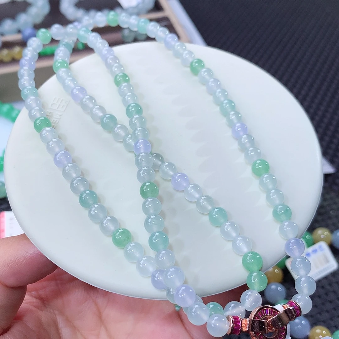 未镶嵌手串翡翠翡翠卡6