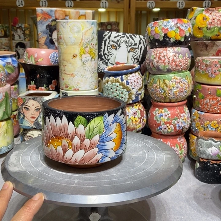 景德镇艺术手绘作品