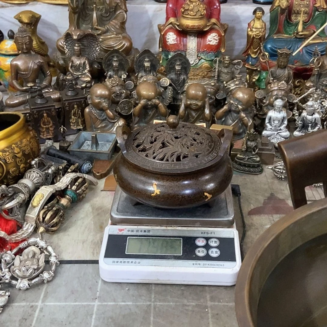 迎*杨黄铜摆件老杨黄铜摆件