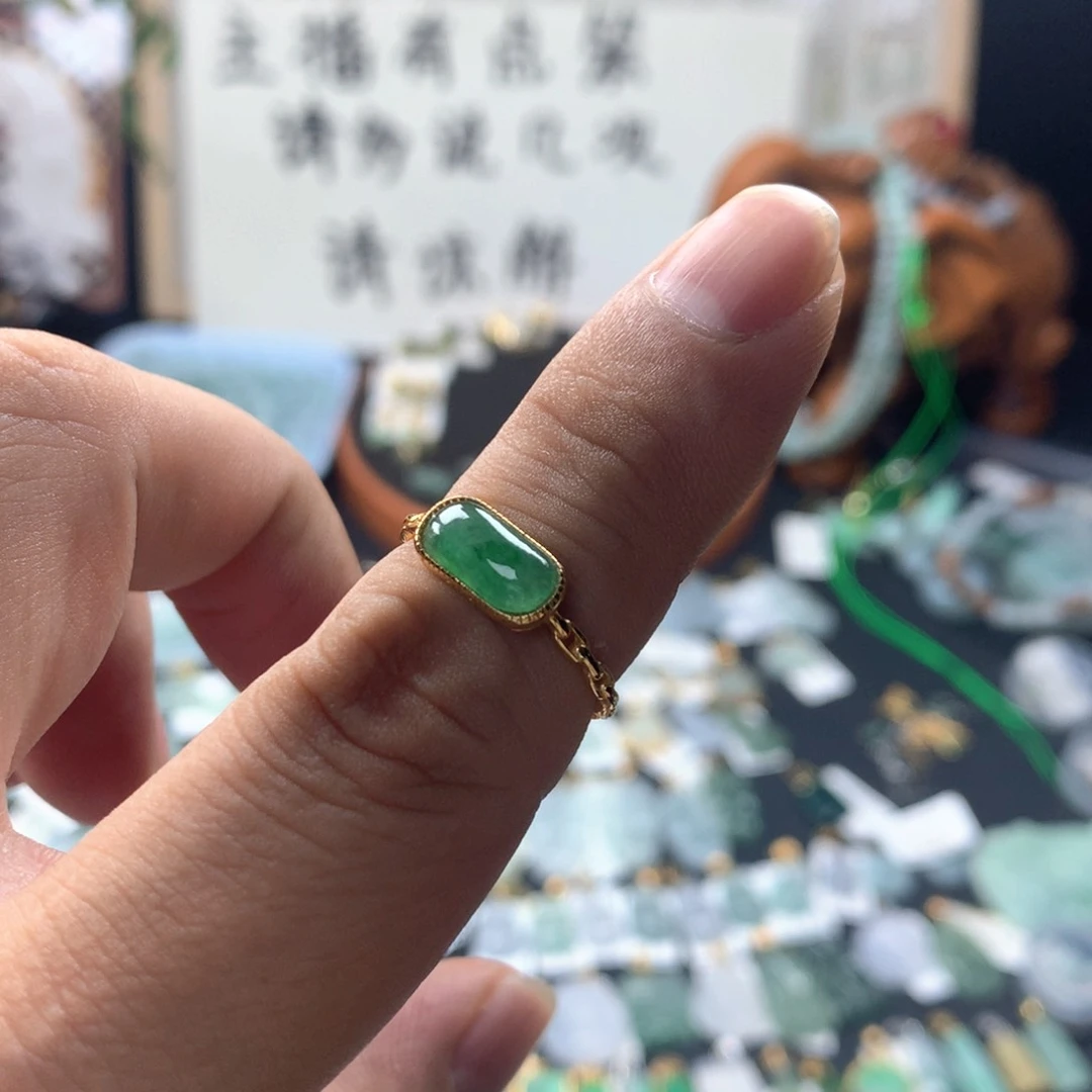 颈饰银S925镶嵌翡翠