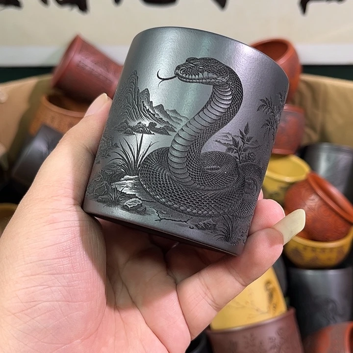 茶杯紫砂全手工紫砂主任杯