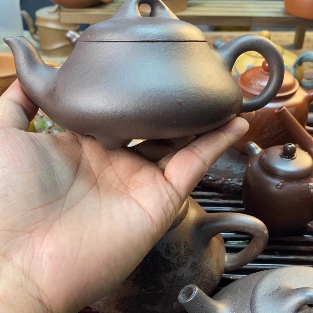 茶壶紫砂宜兴紫砂壶qq350cc