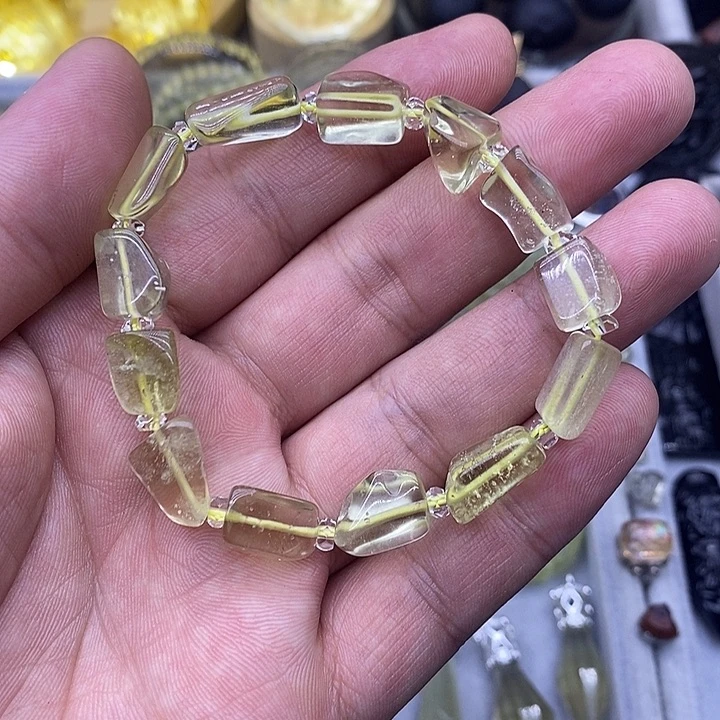 非金属玻璃利比亚随形手链