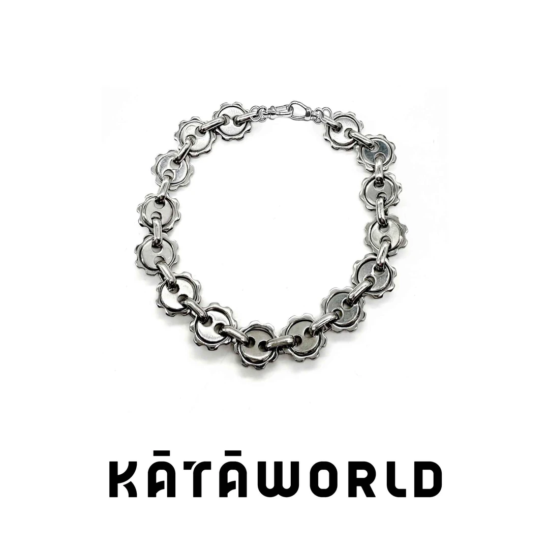 KATAWORLD 铜合金手链 【主理人】小瓶盖百搭手链复古饰品小众-1.0