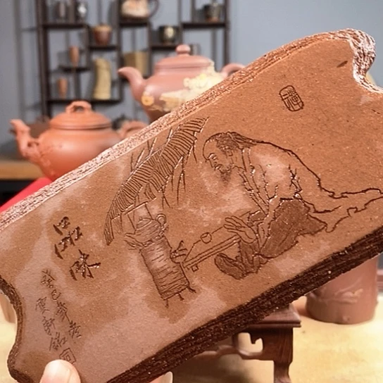 紫砂茶杯舞**二全手壶承