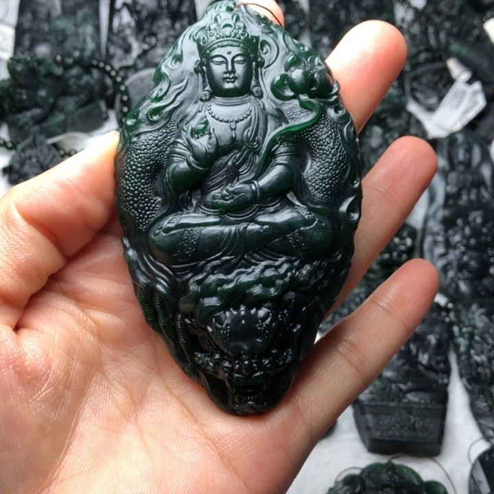 大****定制翡翠未镶嵌观音