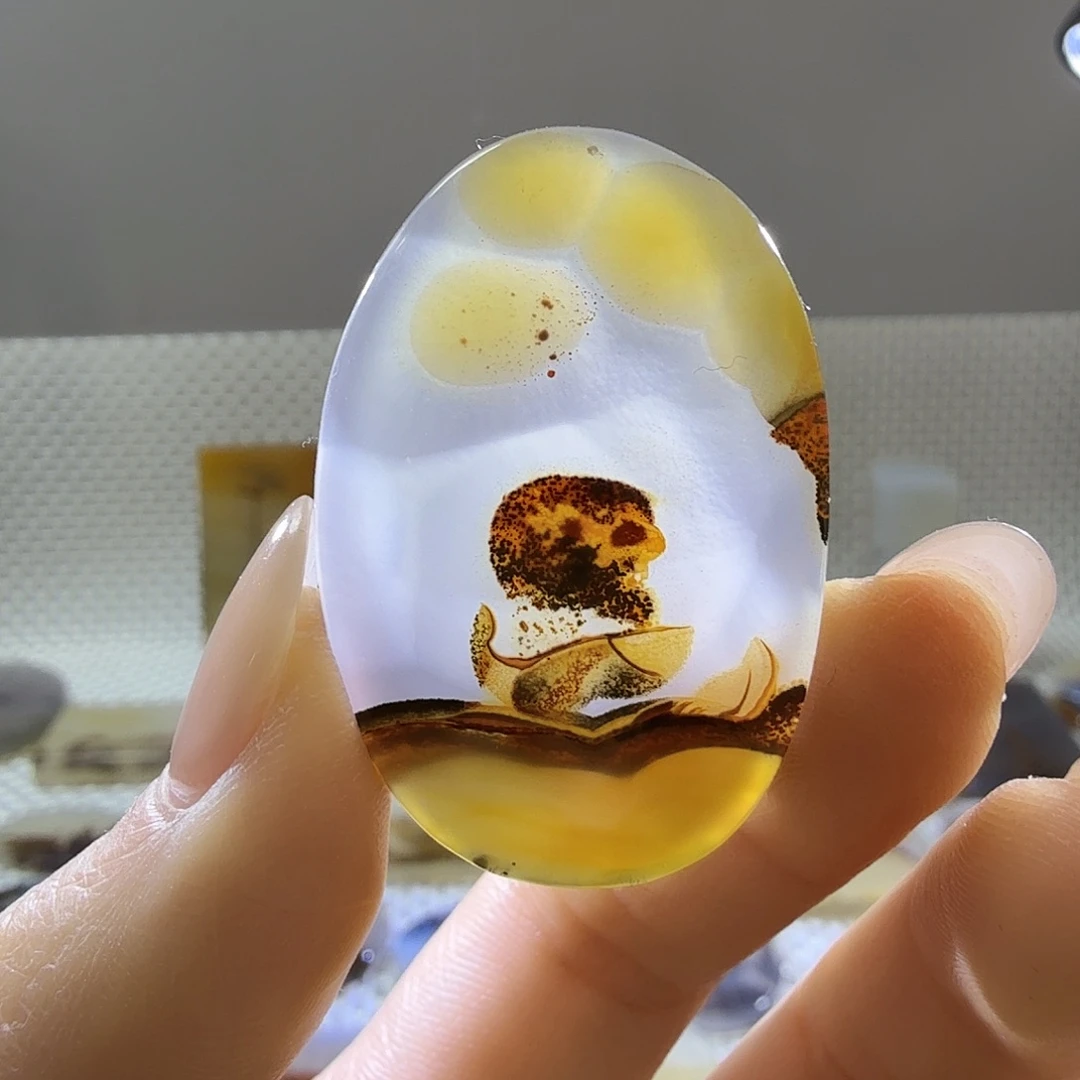 玛瑙/玉髓未镶嵌吊坠(不含链)63