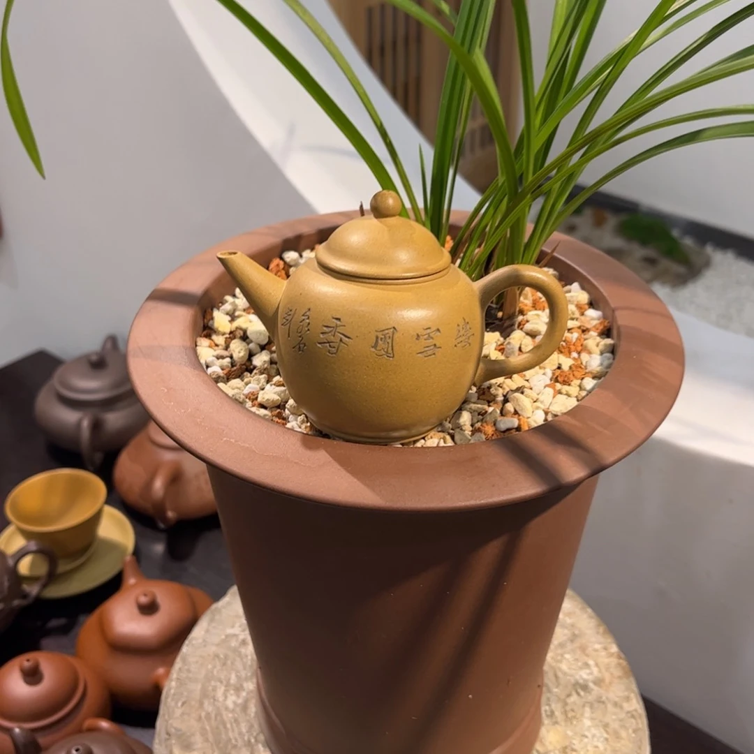 紫砂茶壶无*明紫砂 原矿泥料