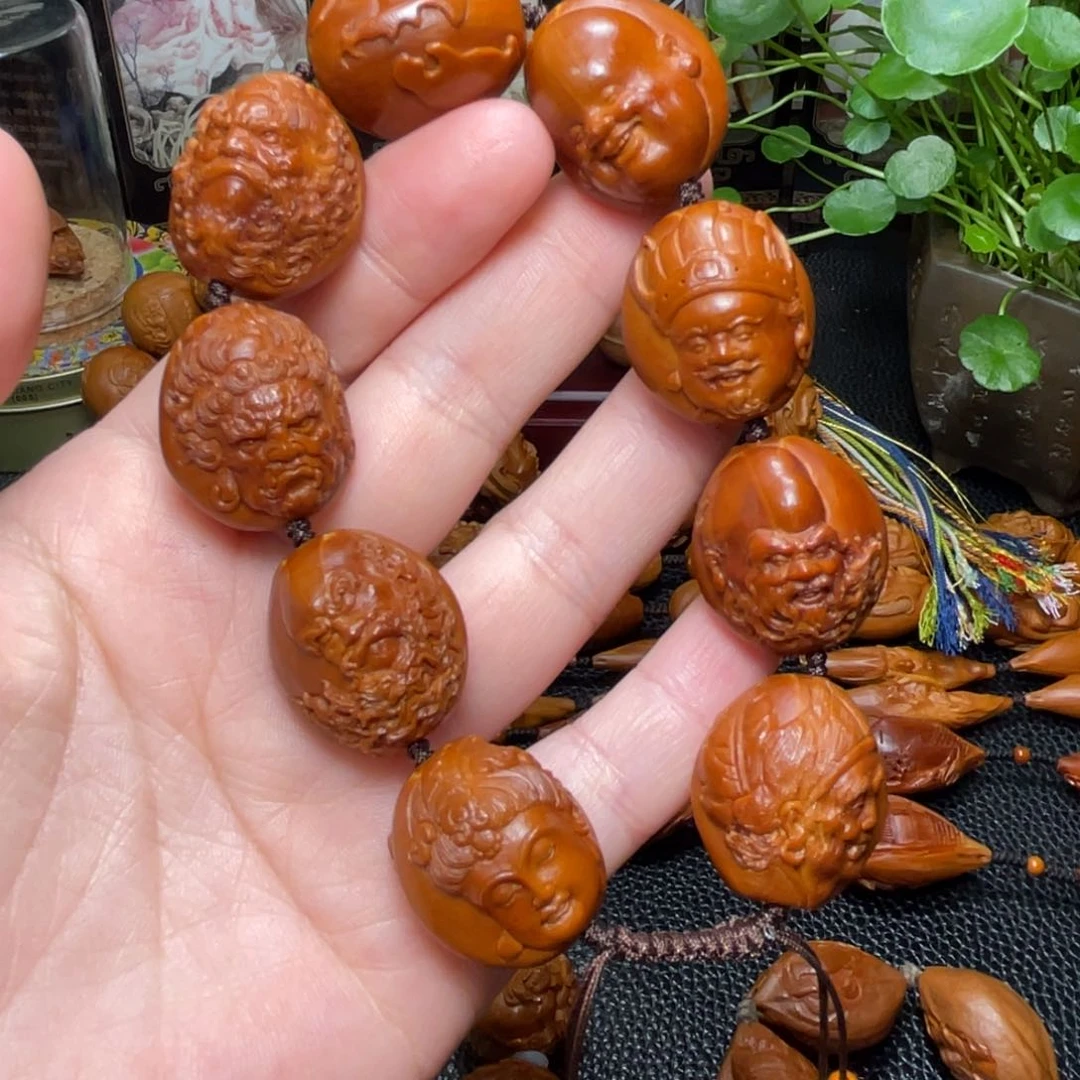 橄榄核手串/手链2.1铁核瑞兽群仙会