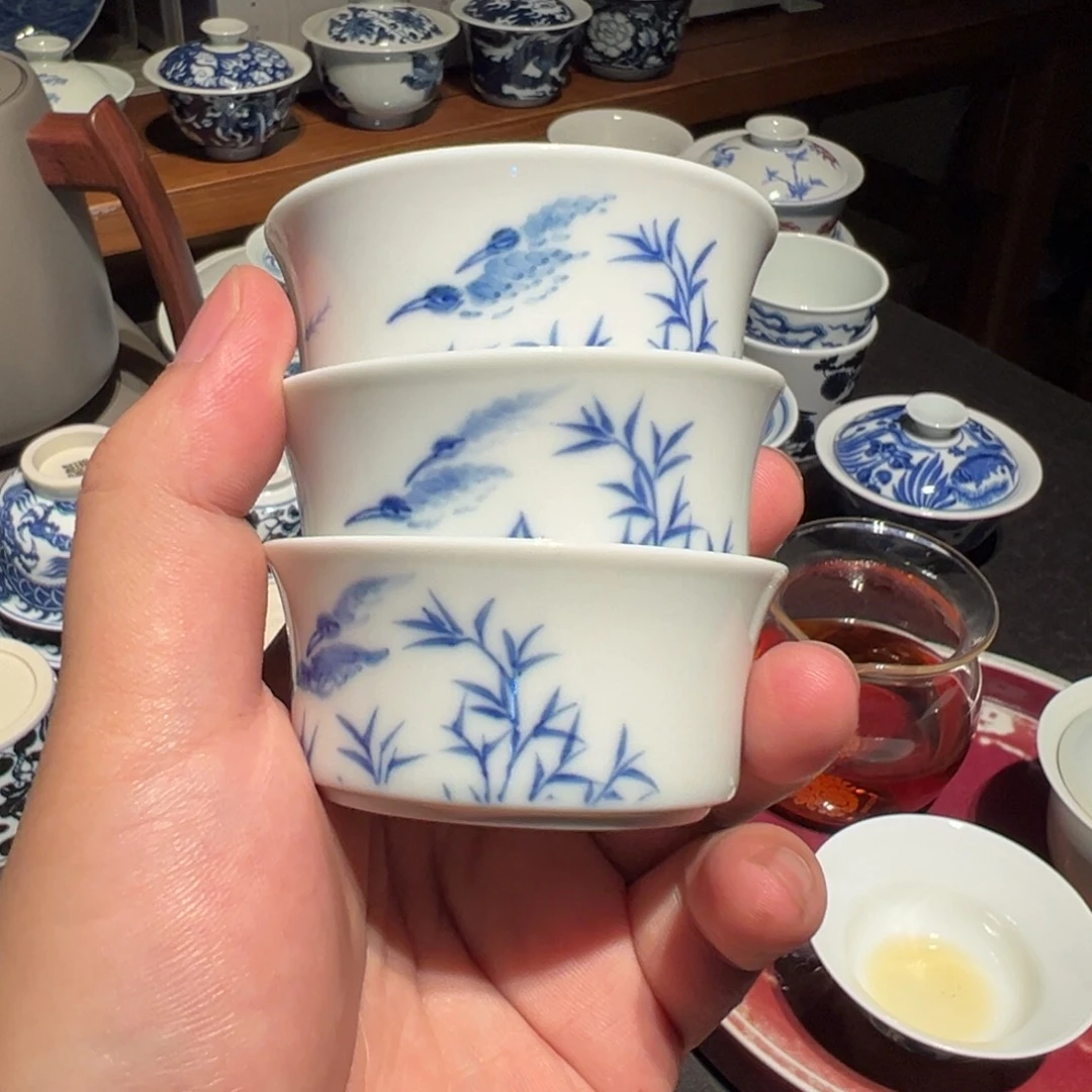 盖碗林****？四季凌波杯3只
