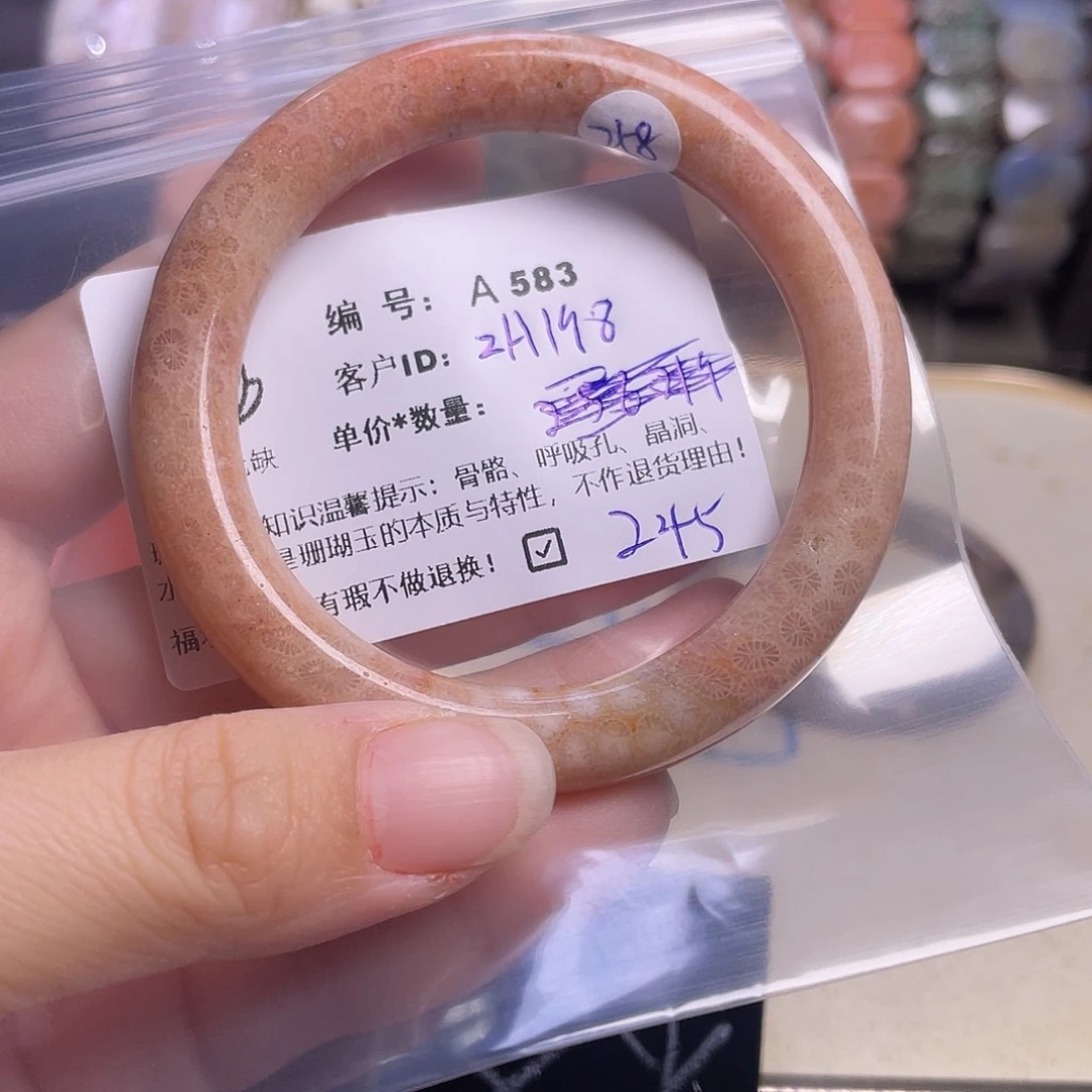 Z***8硅化玉未镶嵌手镯