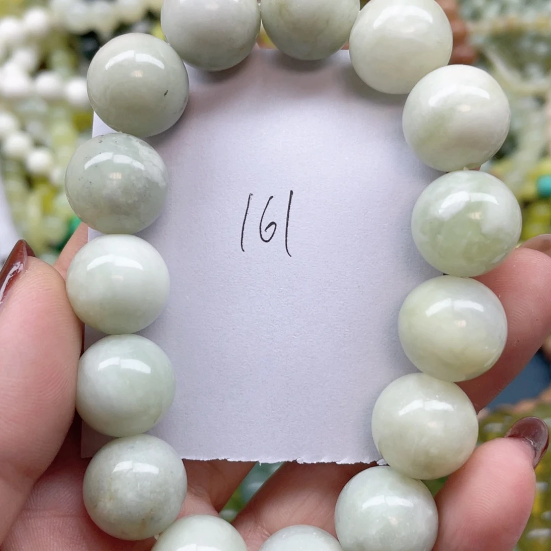 未镶嵌蛇纹石玉手链