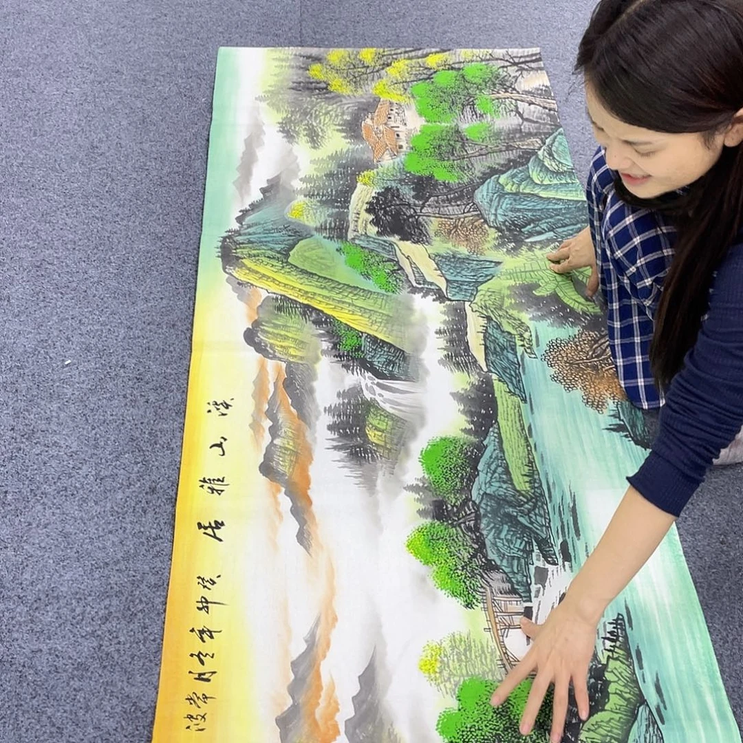 国画作品小姐姐放漏…