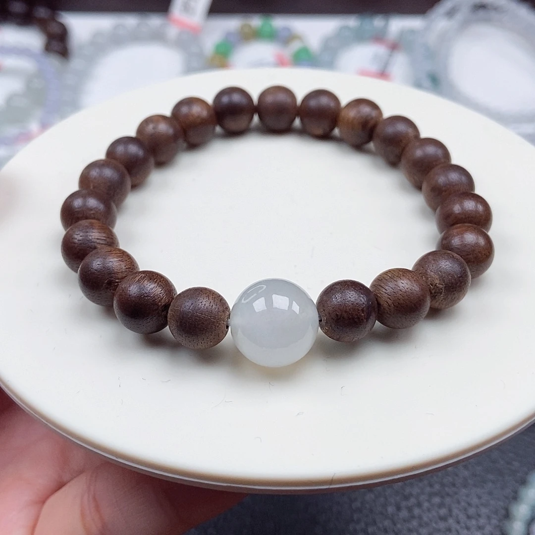 翡翠未镶嵌手链卡12