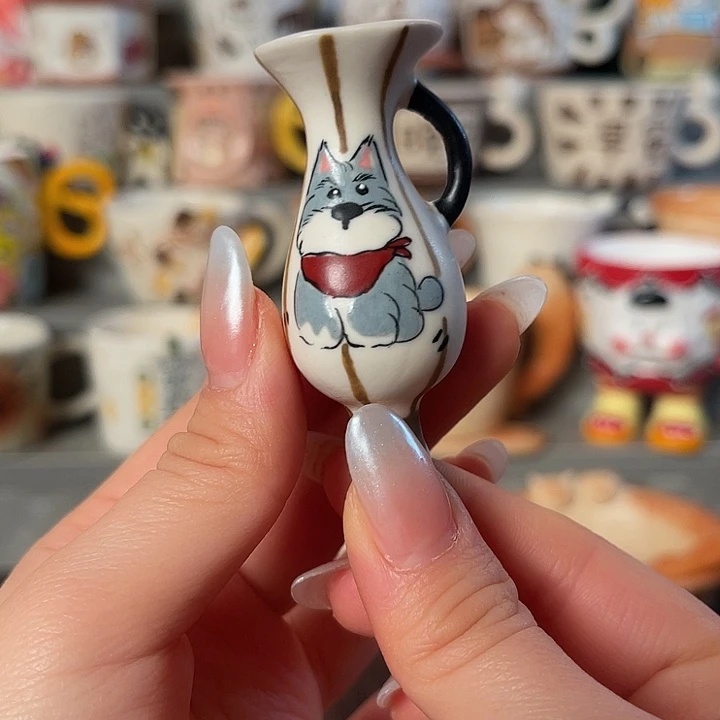 景德镇陶瓷可爱手绘杯