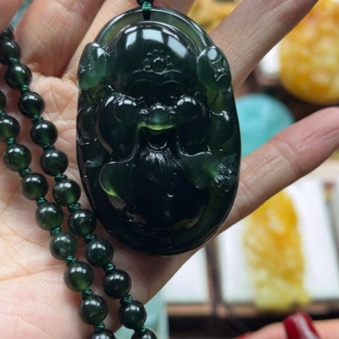 岫玉挂件未镶嵌挂件