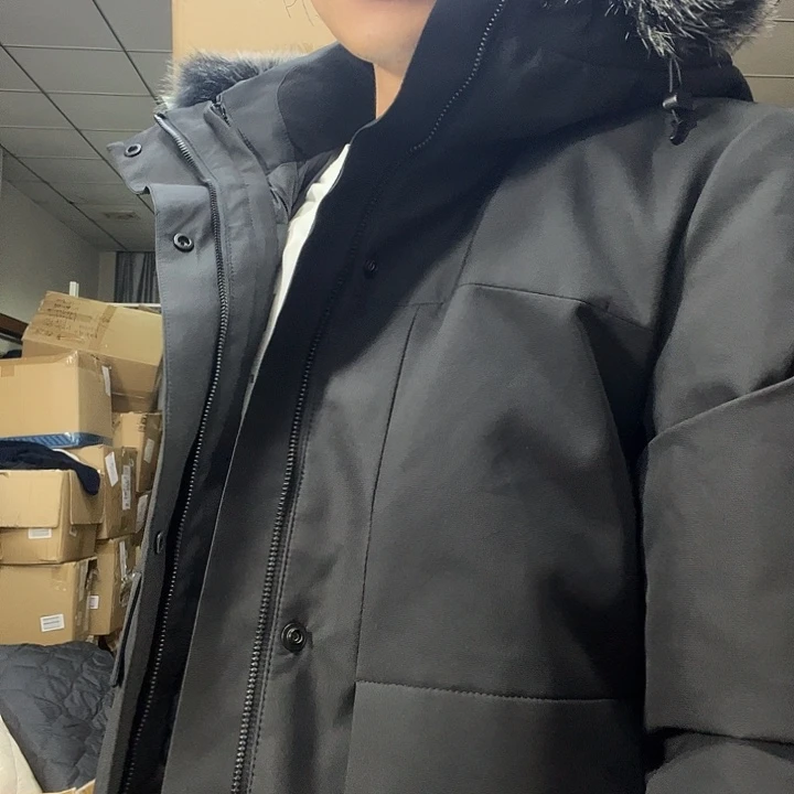 兔男士毛领黑色185码