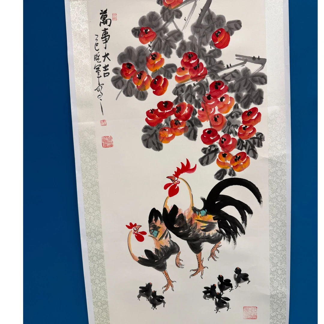 橱窗展示/大志文化WH/崔晓军老师/宣纸国画 /带证书