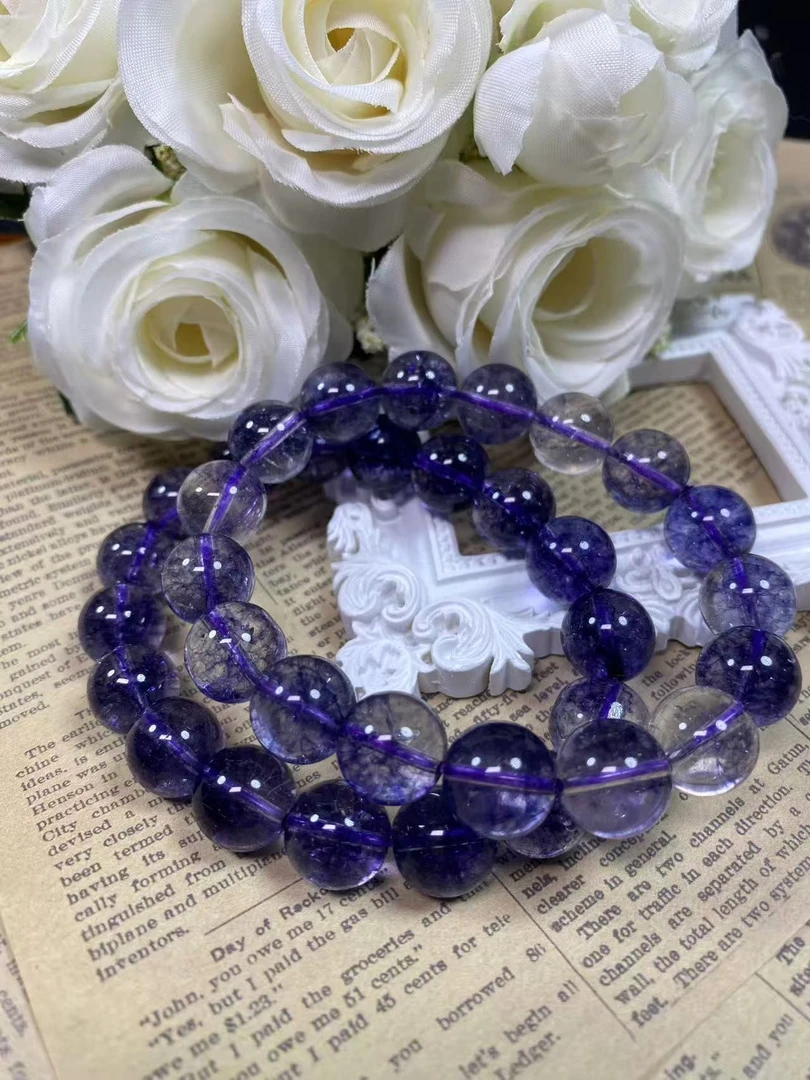 紫色手串12mm发一条C56