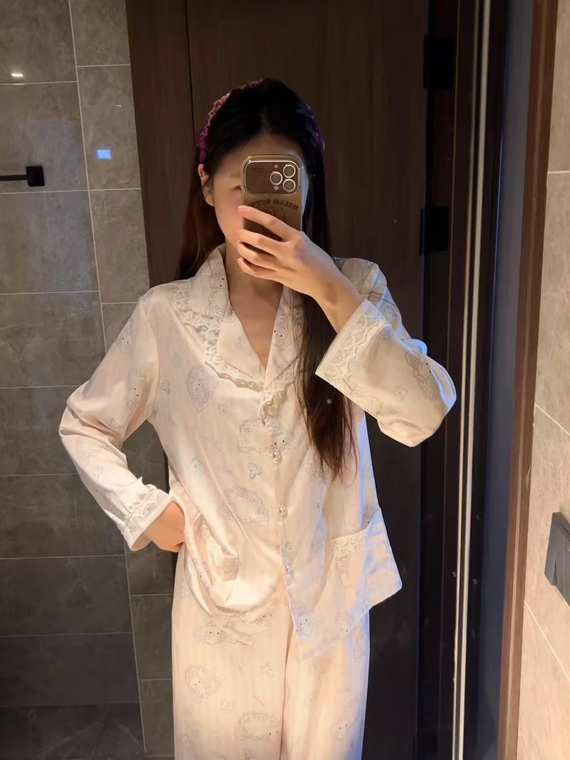 花边KT【FUENYOU家居服】轻奢设计师款睡衣网红家居服女套装休闲