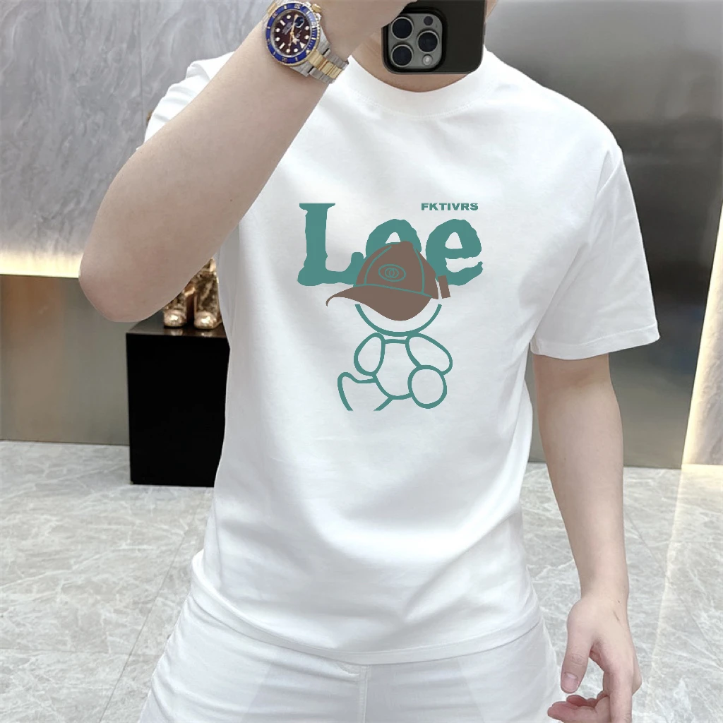 美式痞帅重磅棉质短袖T恤青年男女款夏季ins潮牌街头时尚百搭上衣