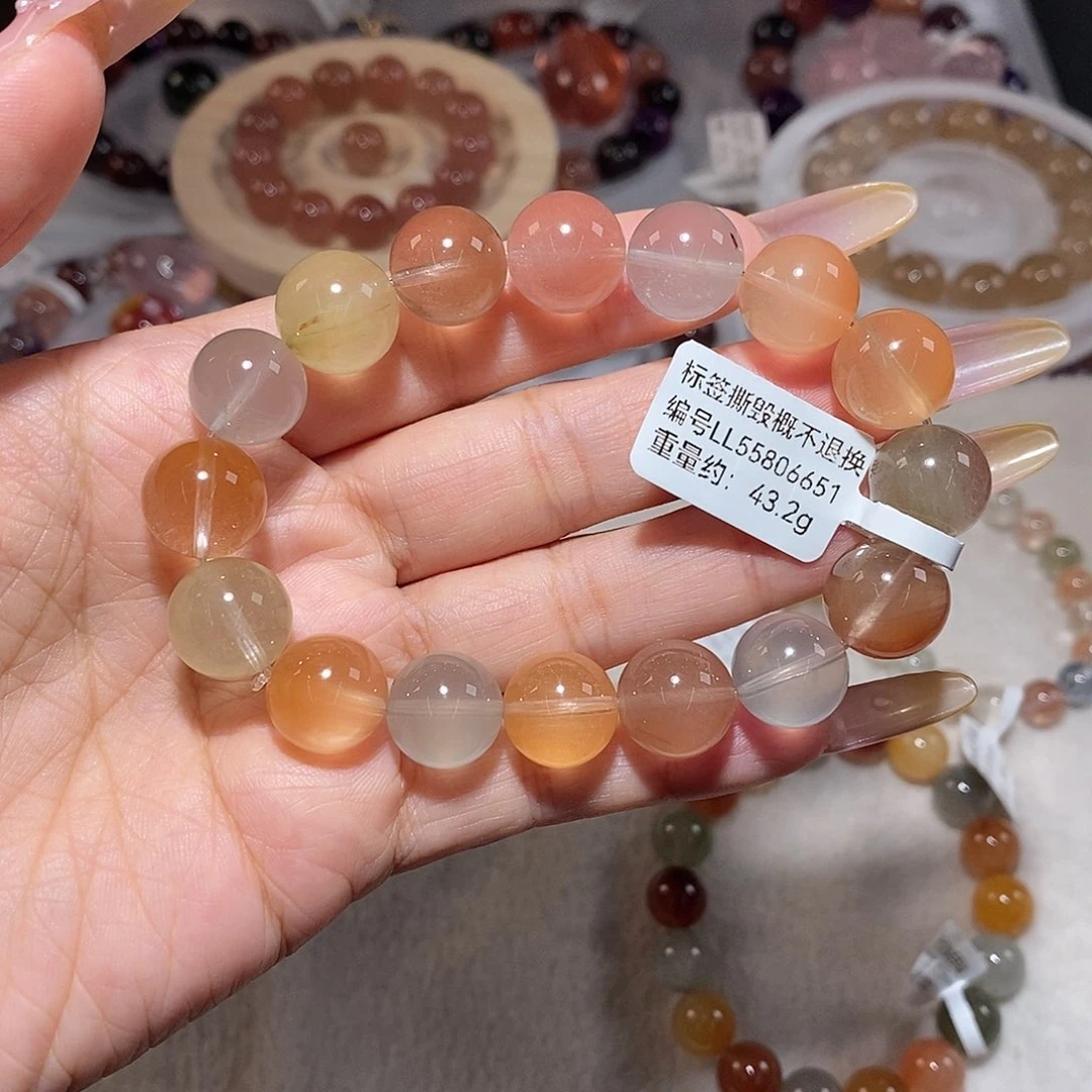 陈****水晶手链未镶嵌彩兔毛