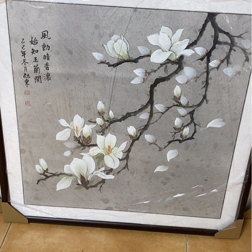 【闪购商品】国画手绘国画带框80.80