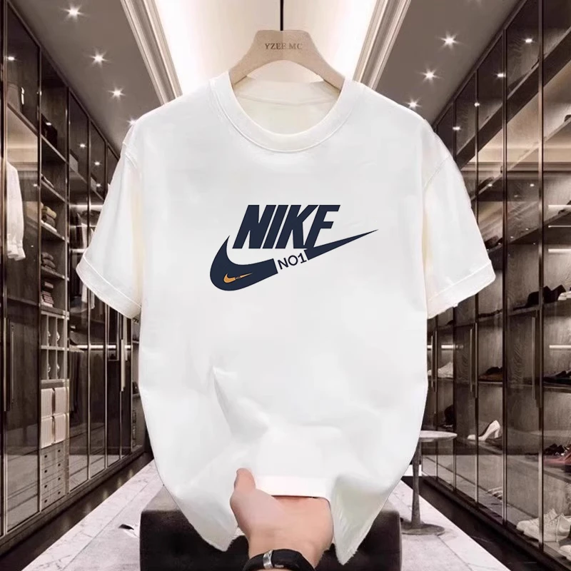 一折专区丨奥莱专柜丨夏季100%纯棉短袖T恤2025新款潮牌情侣半袖