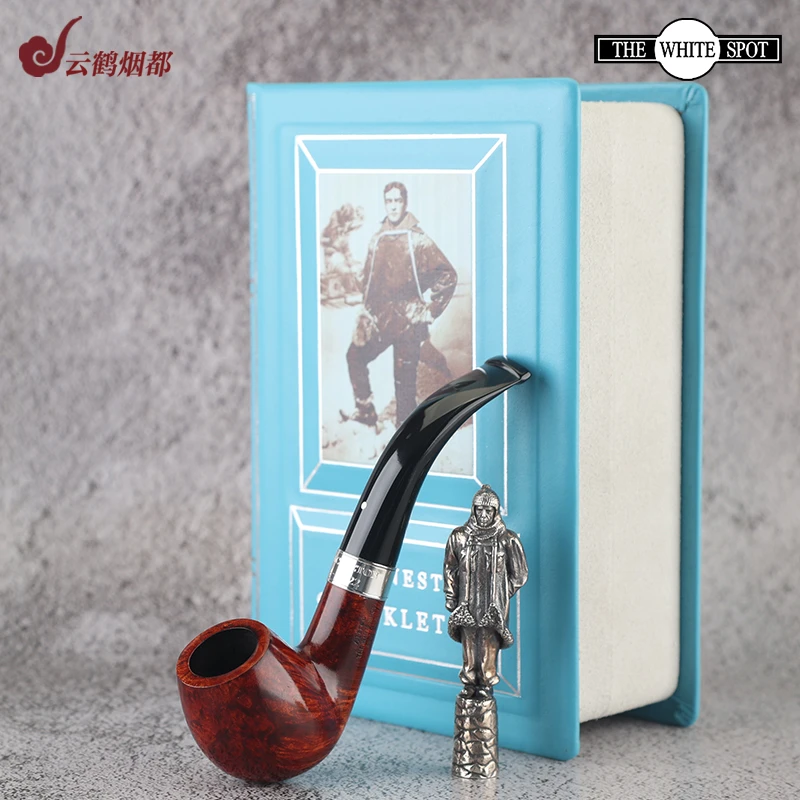 云鹤英国进口The White Spot石楠木烟斗ShackletonAmberRoot