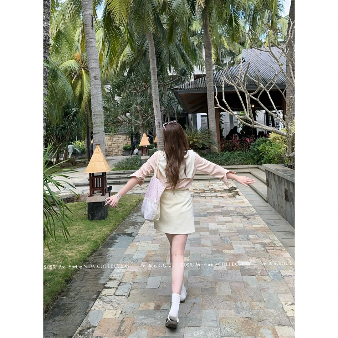 温与柔【浅春韩女-披肩】超百搭的气质文艺韩系氛围感春夏防晒披肩