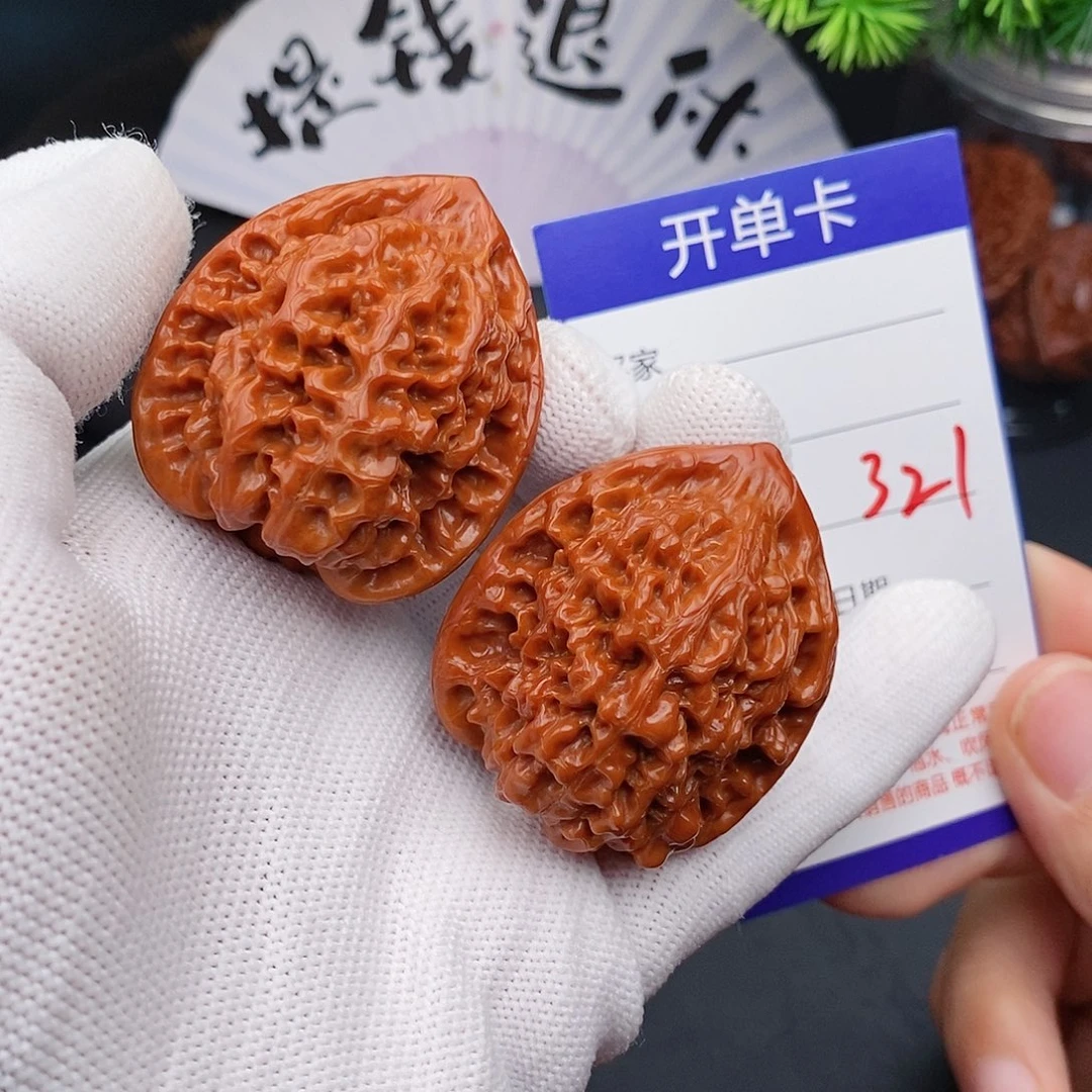 把件文玩核桃38官帽321