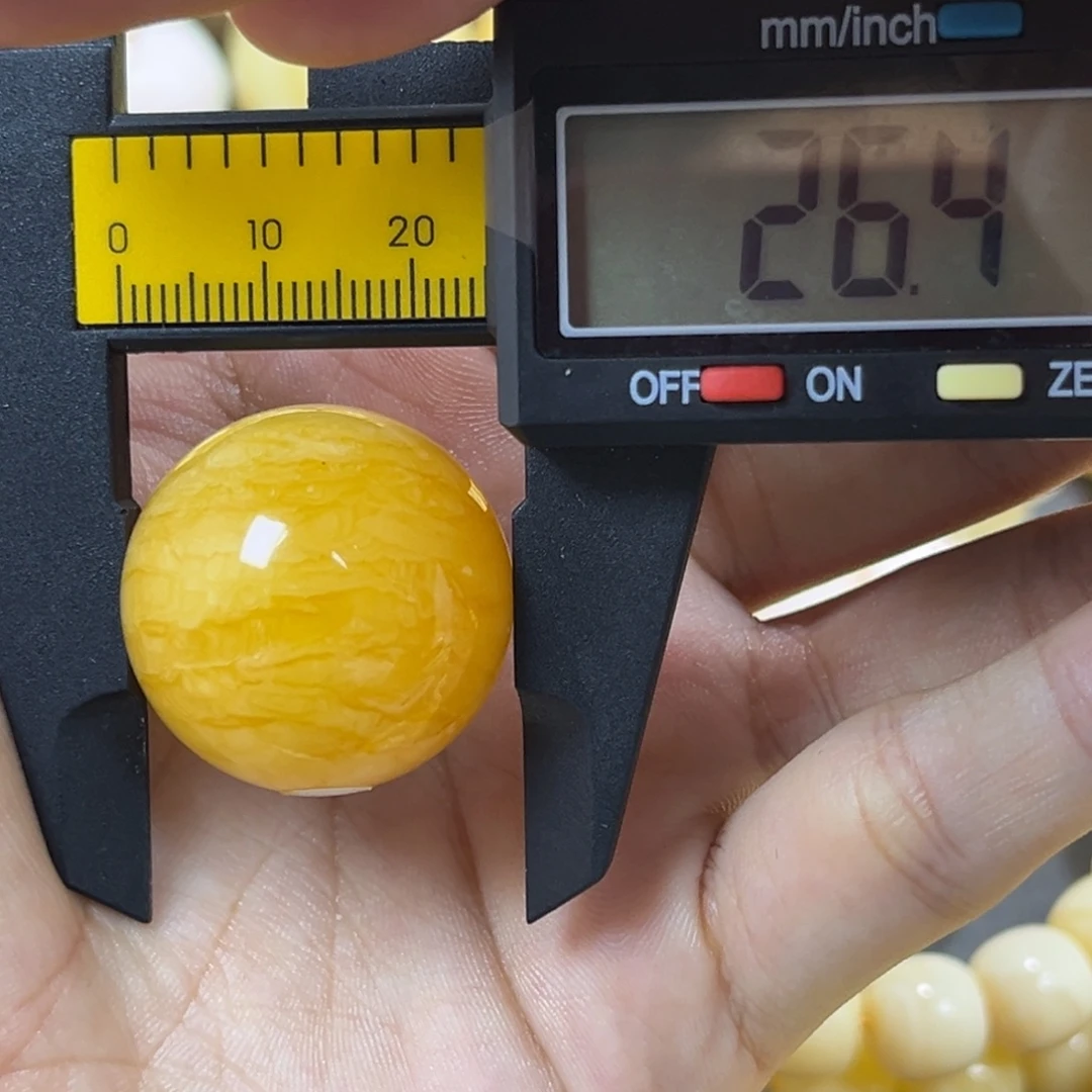 手串琥珀未镶嵌单珠圆珠