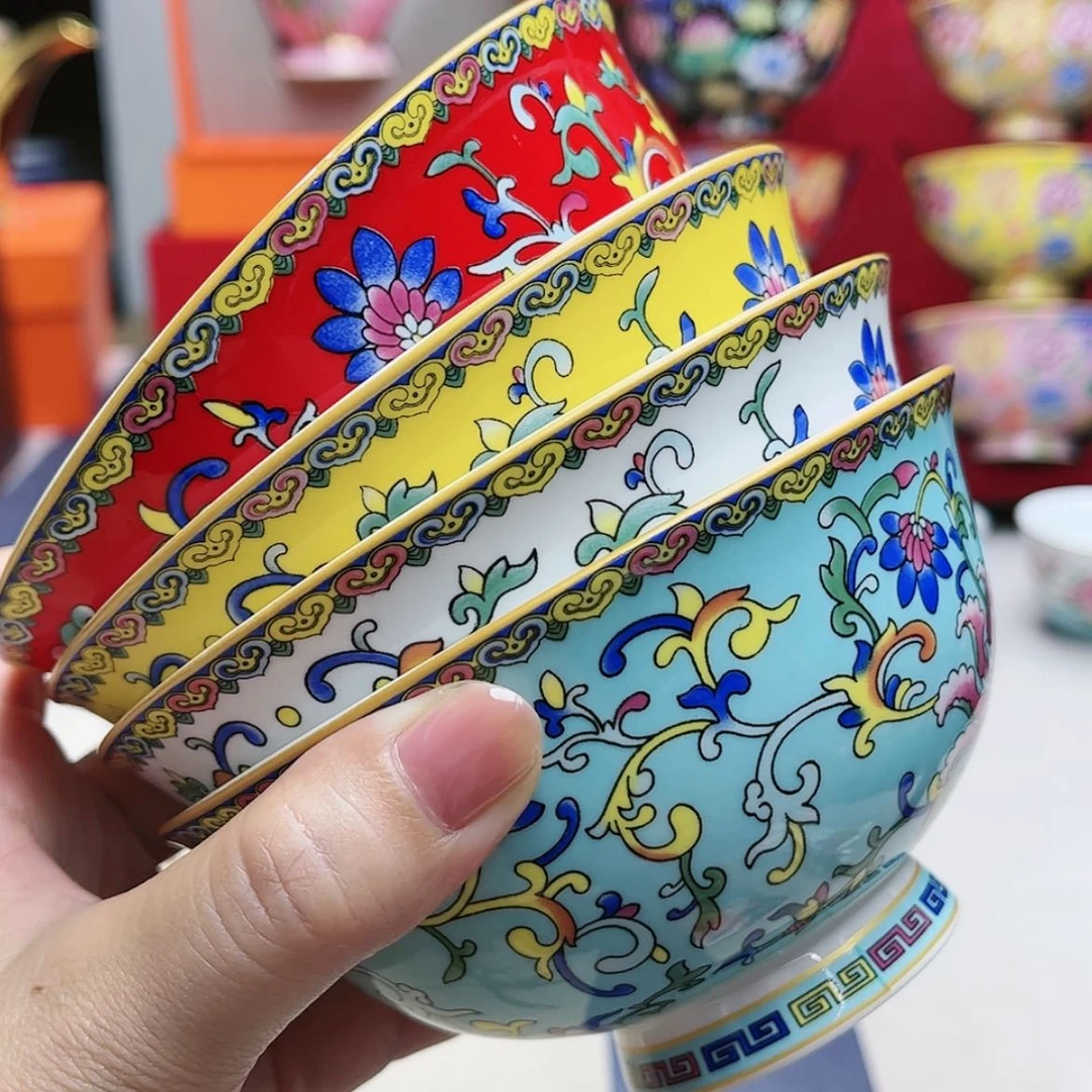 【闪购商品】珐琅4.5寸4个………………