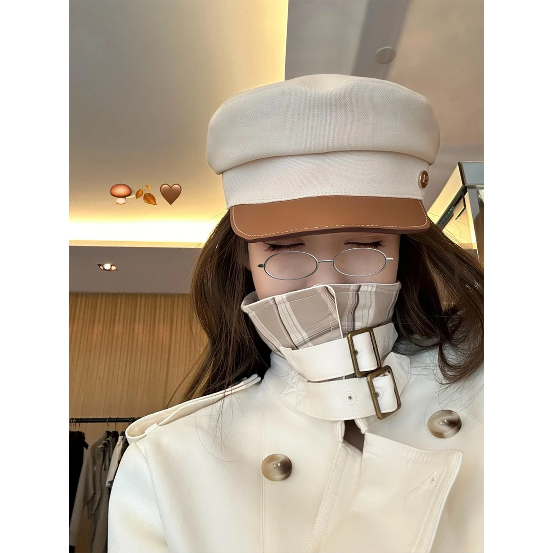 早安樊樊「北川景子」正肩立领英伦风/短款风衣外套女秋