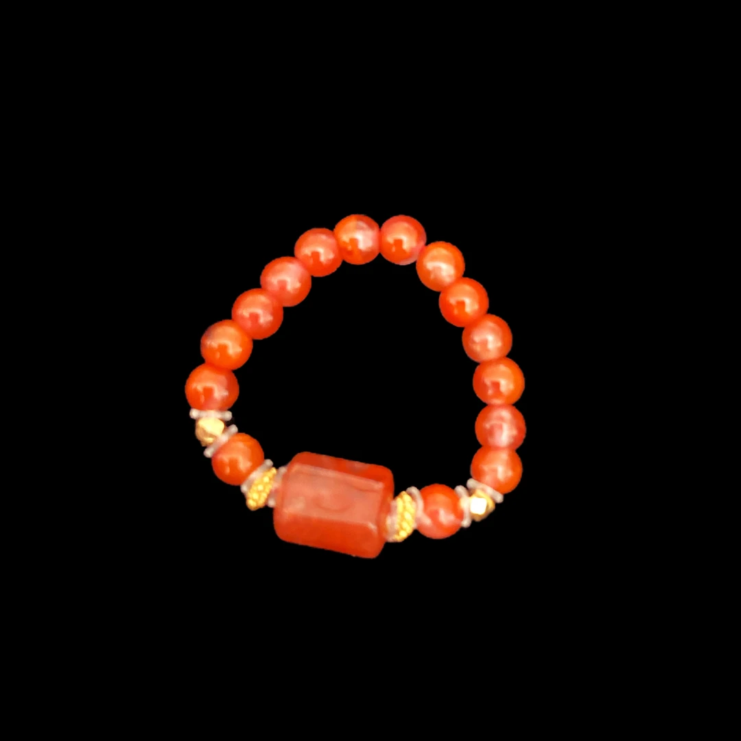 4140-南红戒指孤品