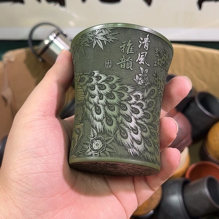 茶杯紫砂全手工紫砂主人杯