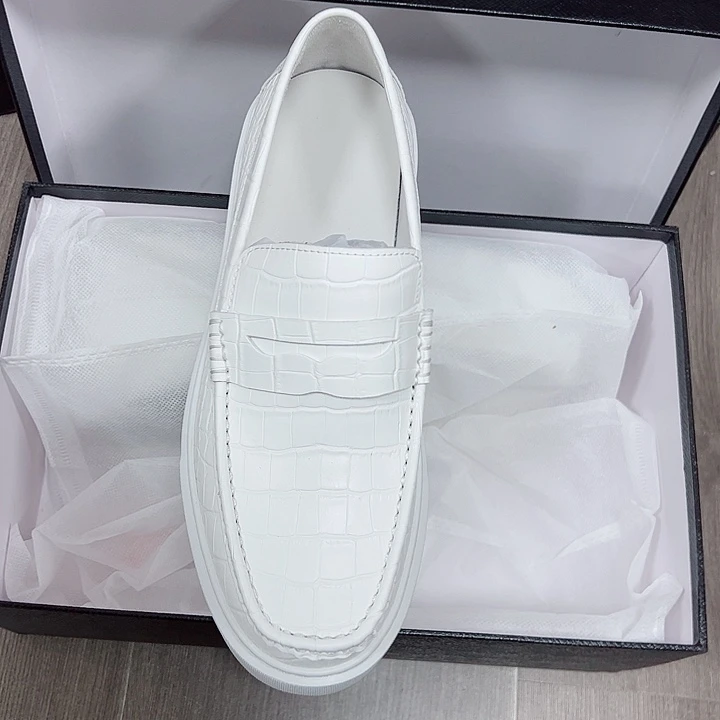 鳄鱼皮（革）海*一脚蹬41