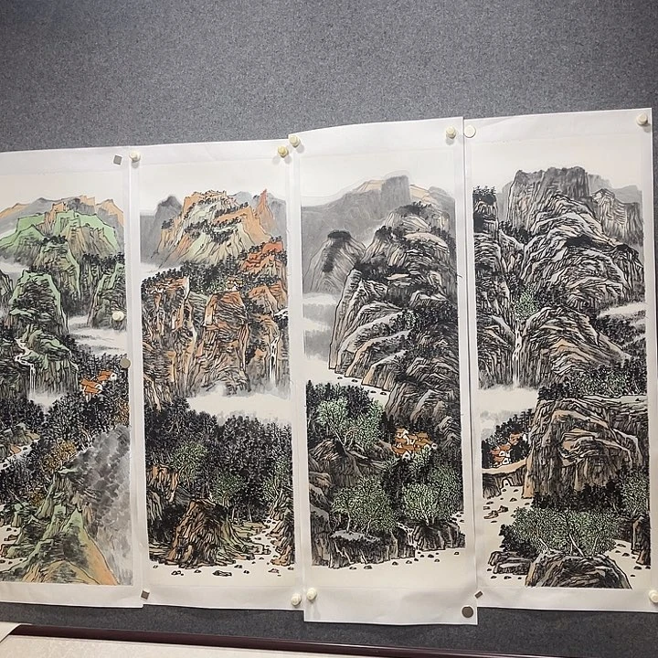 天***骧姜奇老师山水作品