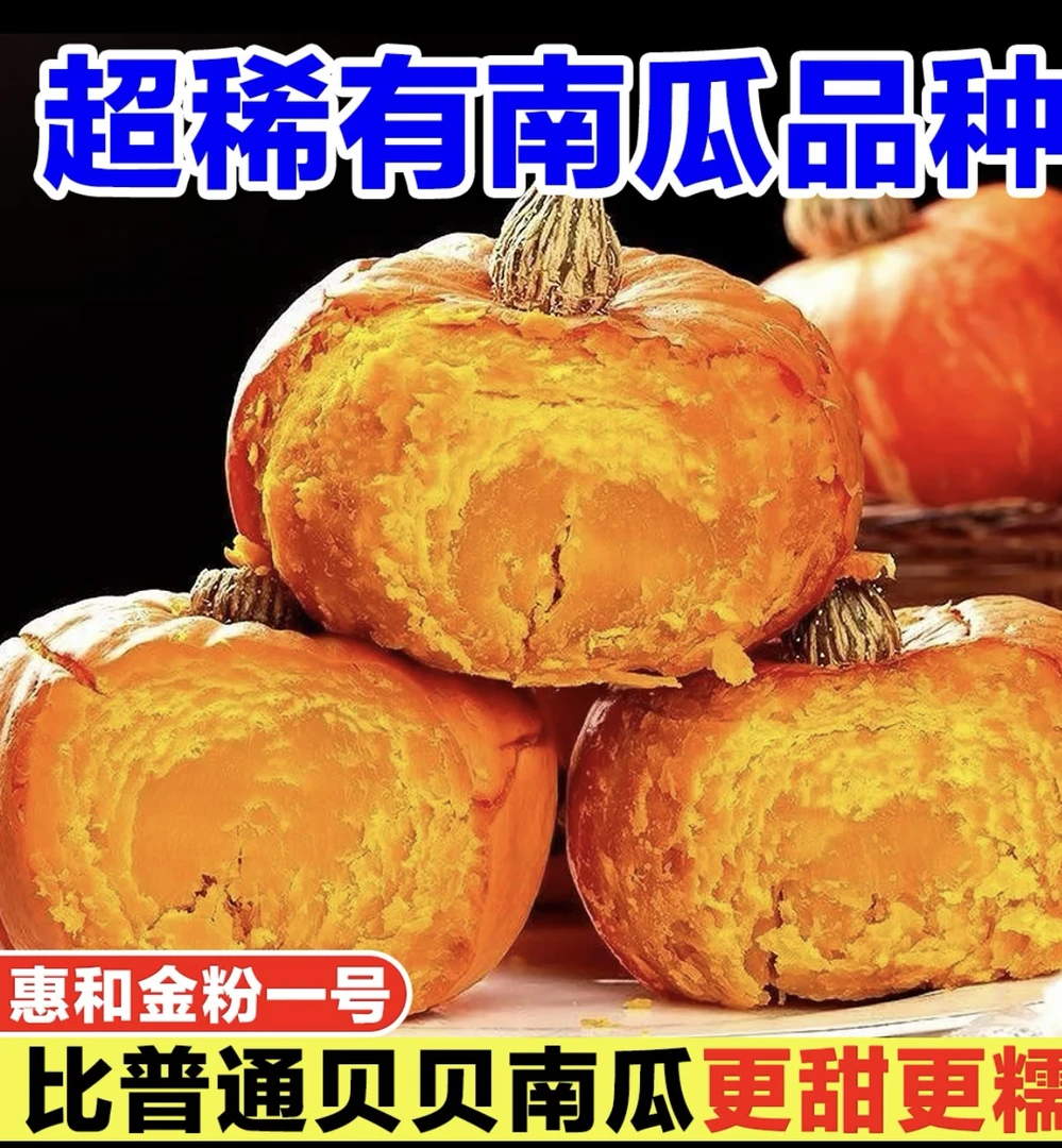 沂蒙山种植金贝贝南瓜老南瓜婴儿宝宝辅食粗粮代餐粉糯3-4.5斤