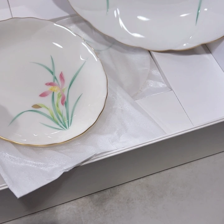 大*哥茶道相关物品瓷制茶盘一大五小共六只