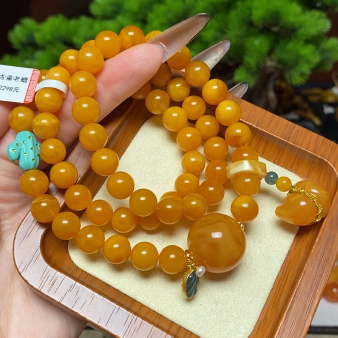 【闪购商品】手链蜜蜡未镶嵌手串