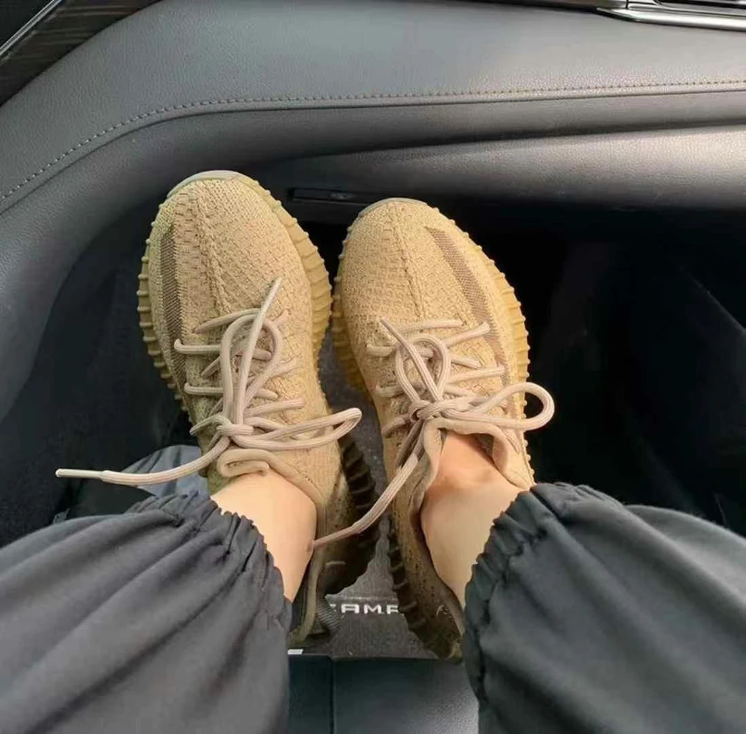 男女椰汁夏季透气椰汁米花鞋底软柔弹轻高品质 椰汁