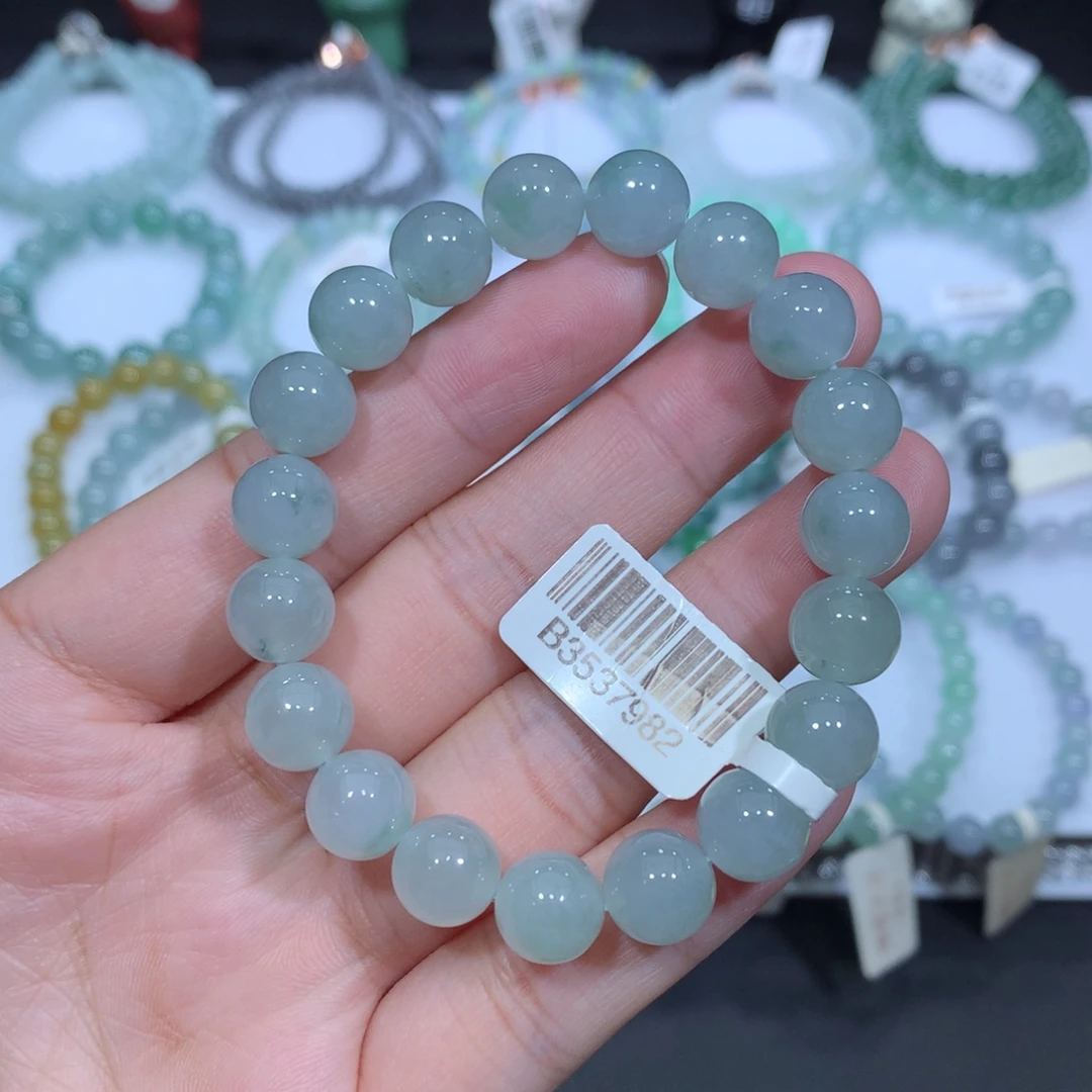 未镶嵌手串翡翠天然