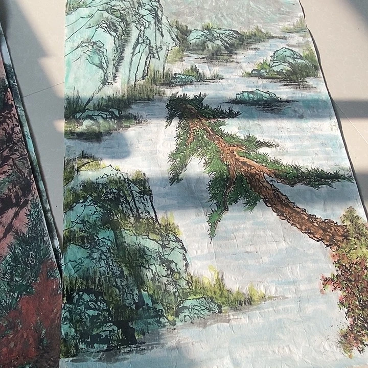 国画瑕疵！董福明老师四尺手绘作品