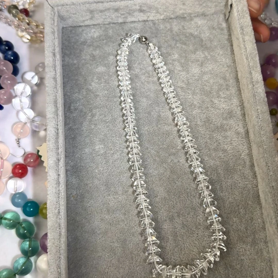 银S925镶嵌颈饰紫晶迪切面