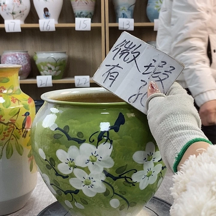 缸13xc景德镇陶瓷花盆