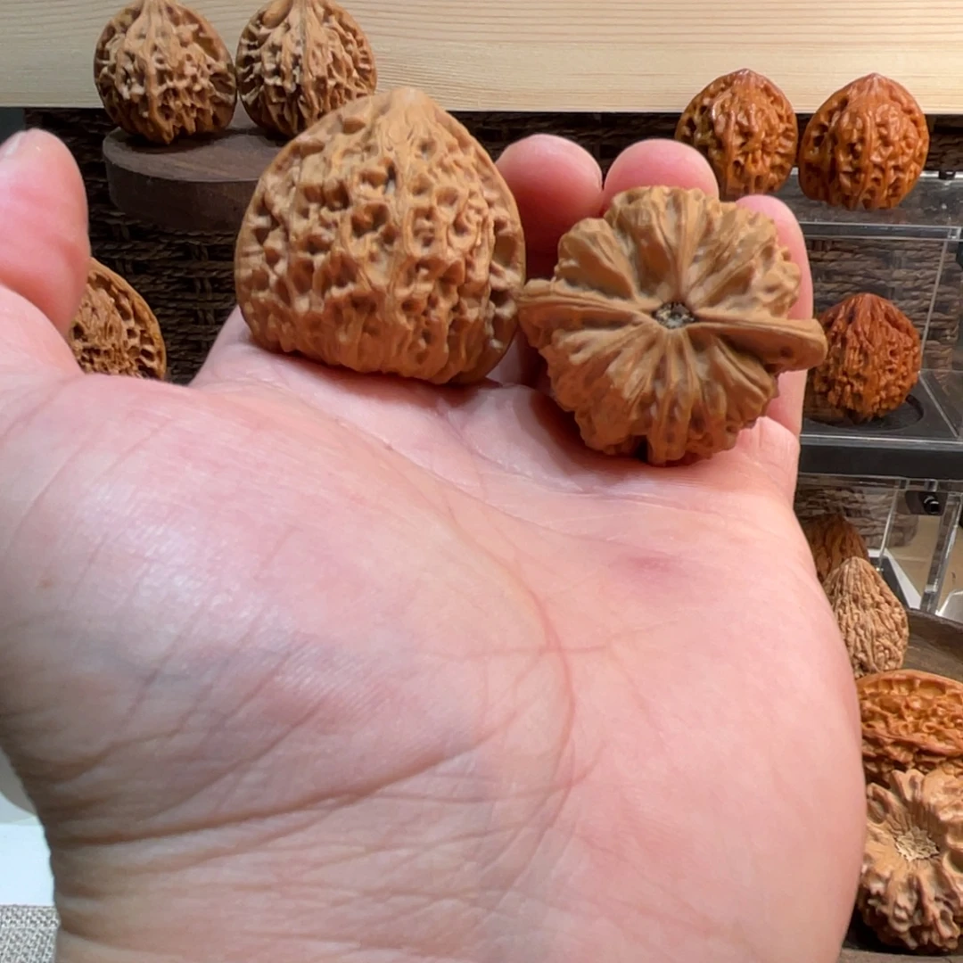 把件文玩核桃41全品大平底金牛